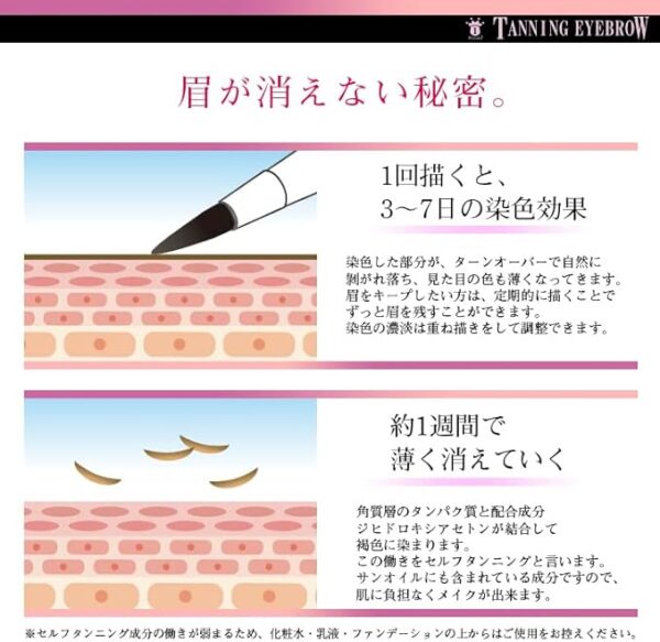 【1Week!】 タンニングアイブロウ　プレミアショコラブラウン - 画像 (5)